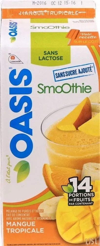 Jus De Fruits Smoothie (mangue Tropicale)