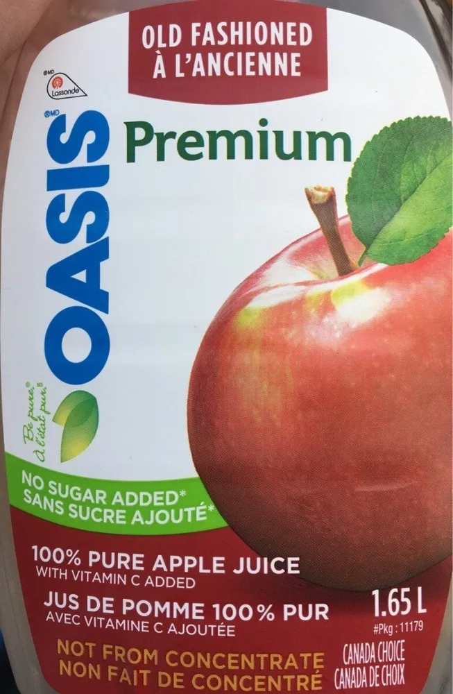 Jus de pomme 100% pur