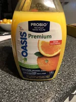 Jus d'orange probiotique