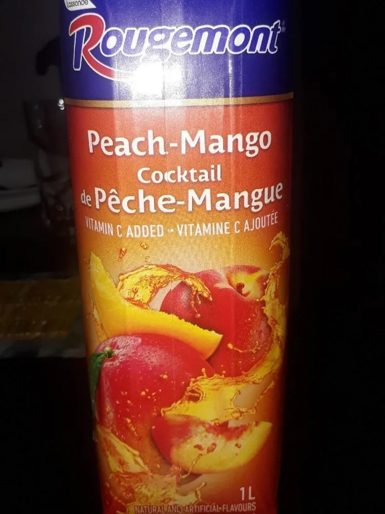 Cocktail pêche  mangue