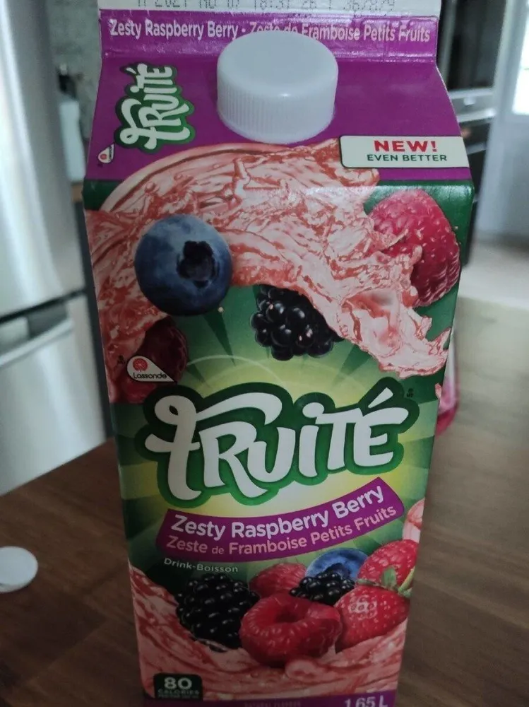 Fruité zesty raspberry berry