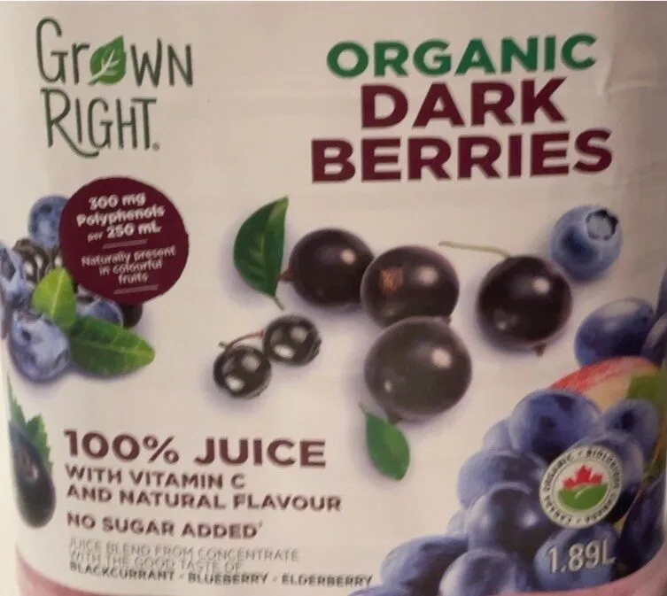 Organic Dark Berries Juice