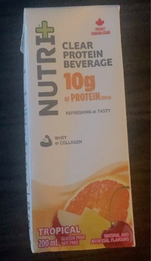 Clear protein brevage