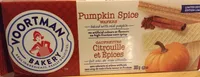 Bakery pumpkin spice wafers