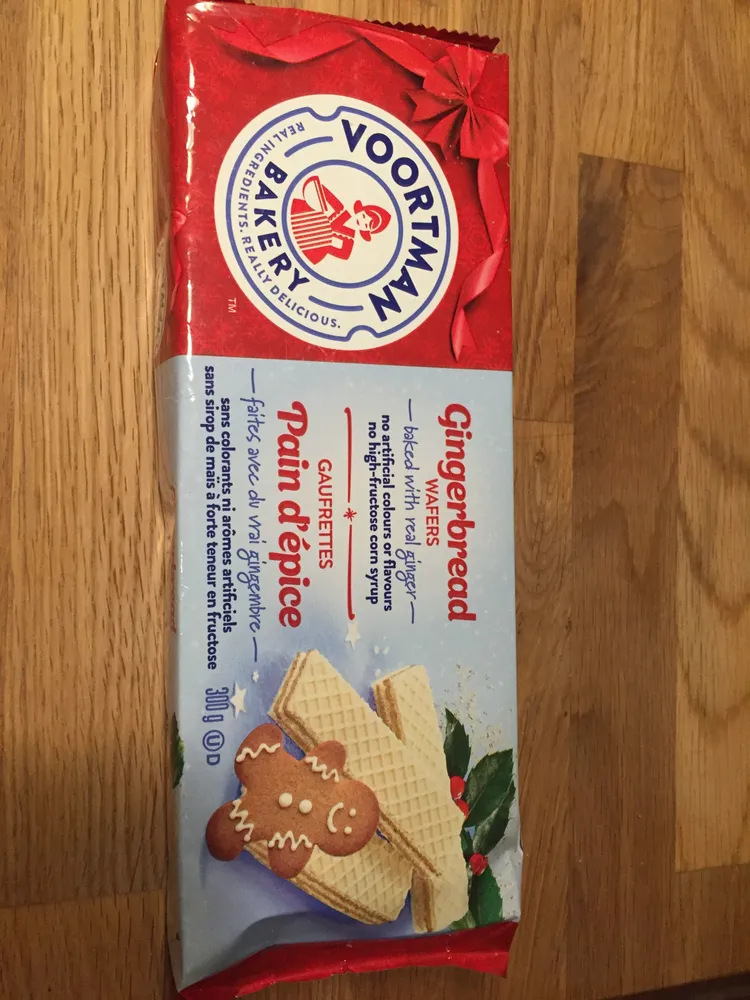 Gingerbread wafers, gingerbread