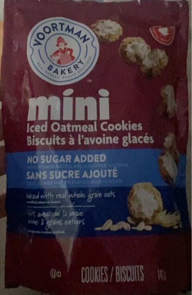 Mini Iced Oatmeal Cookies
