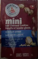 Mini Iced Oatmeal Cookies