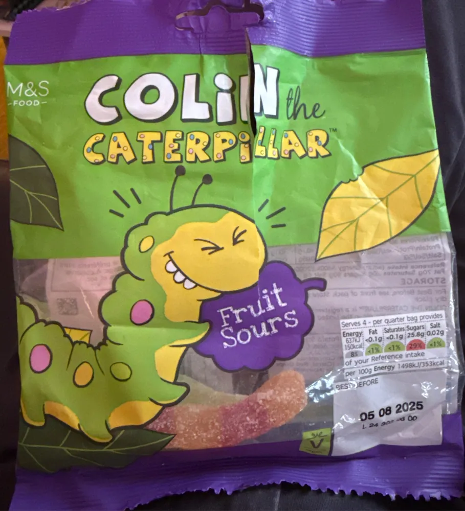 Colin the Caterpillar Fruit Sours