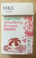 sugar free strawberry & cream drops