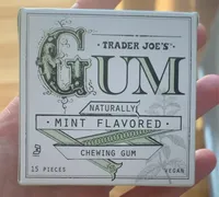 Gum Naturally Mint Flavored Chewing Gum