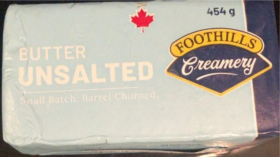 Butter undalted
