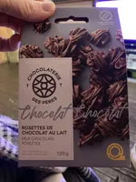 Rosettes de chocolat au lait