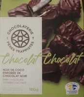 Noix de coco enrobée de chocolat noir