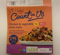 Chicken vegetable chow mein