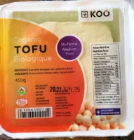 Tofu biologique mi-ferme