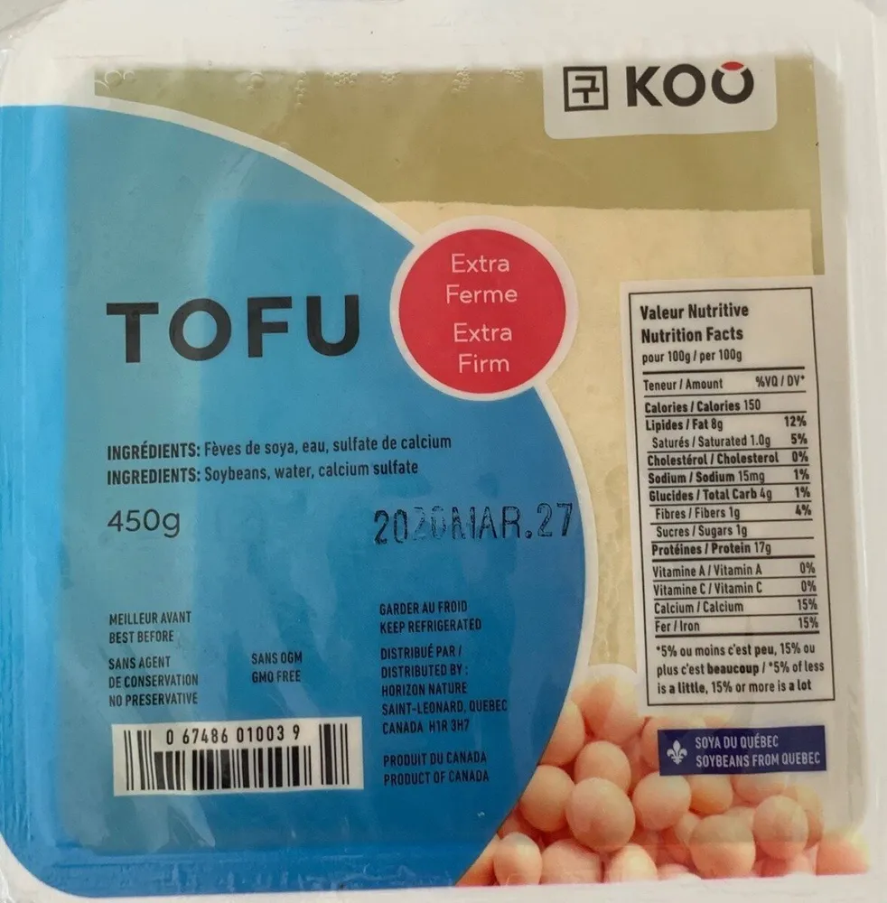Tofu extra ferme