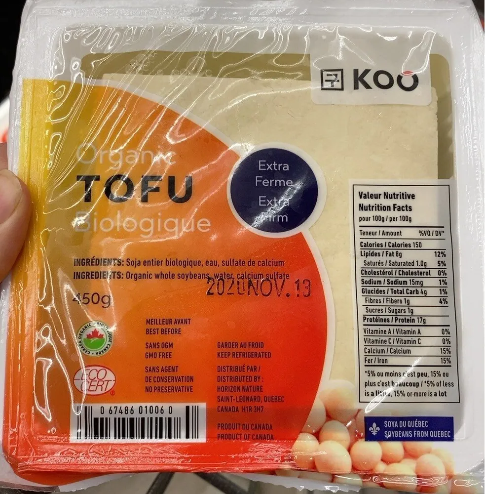 Tofu biologique