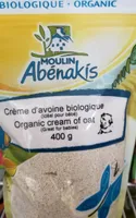 Creme d'avoine biologique