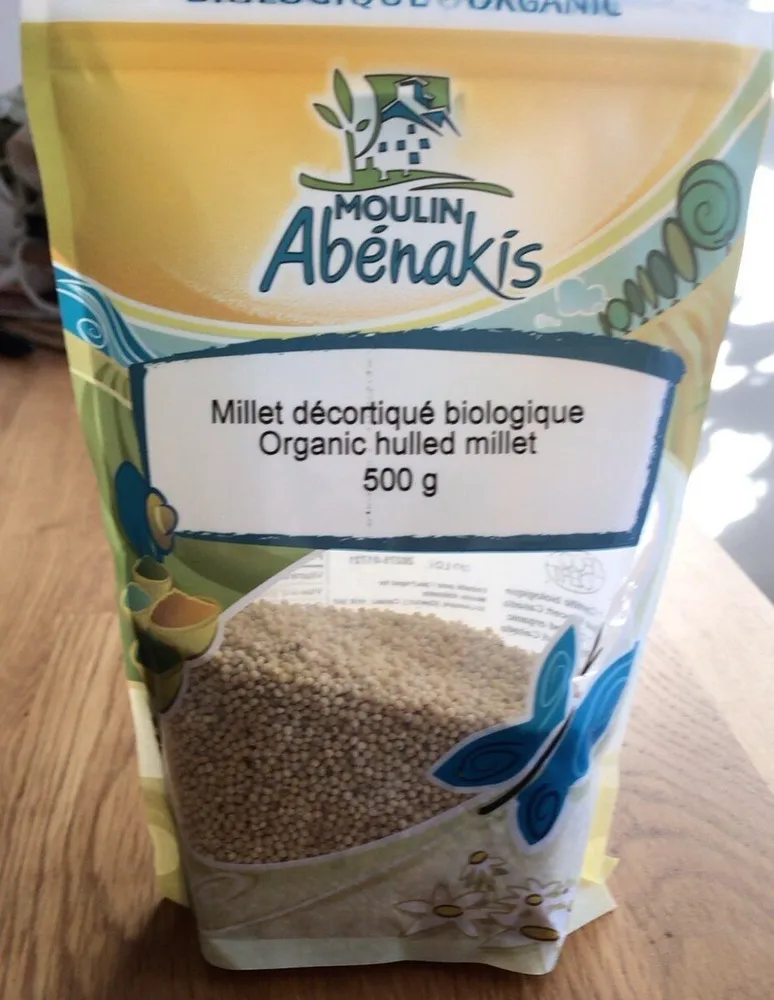 Millet décortiqué biologique