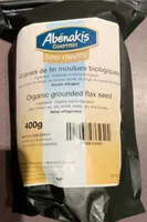 Graines de lin moulues biologiques