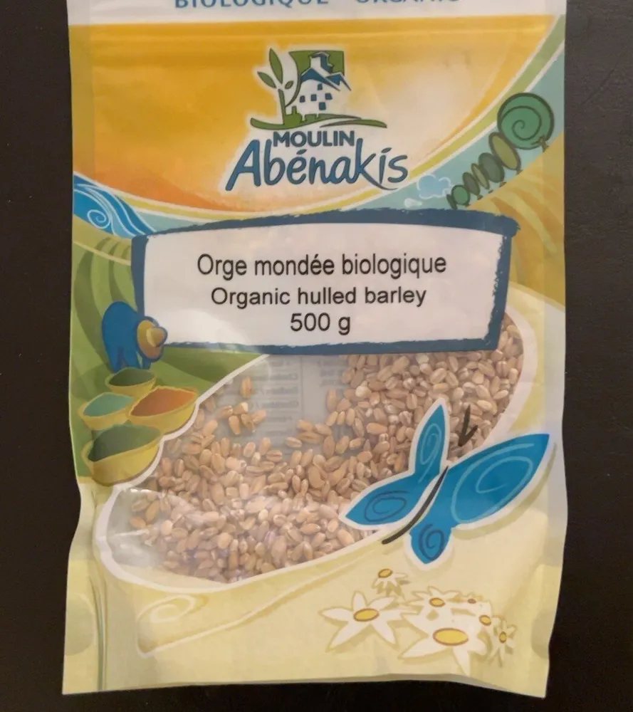 Orge mondée biologique