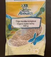 Orge mondée biologique