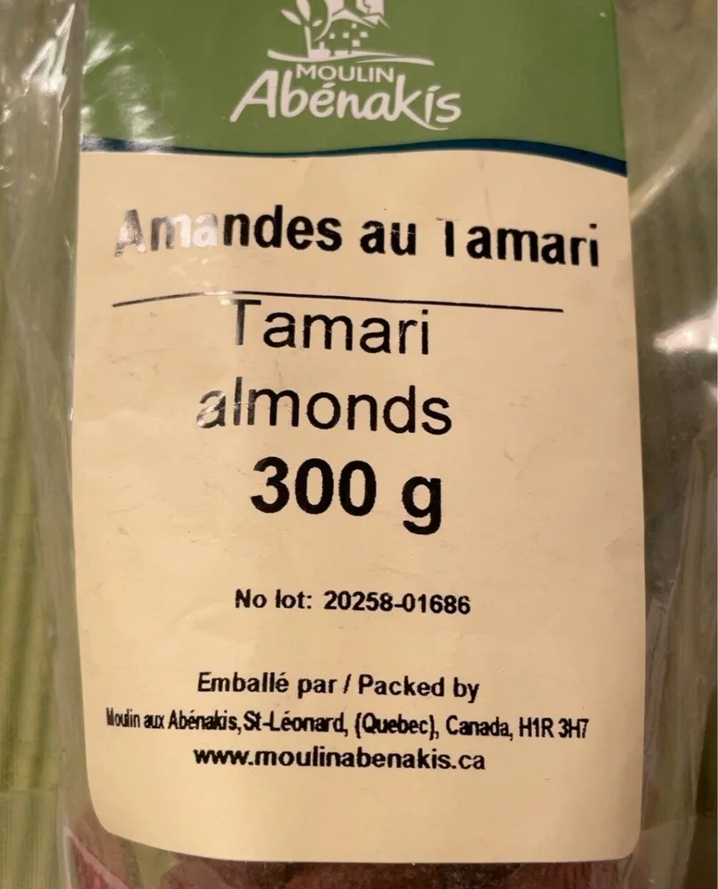 Amandes au tamari