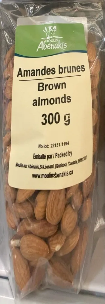 Amandes brunes