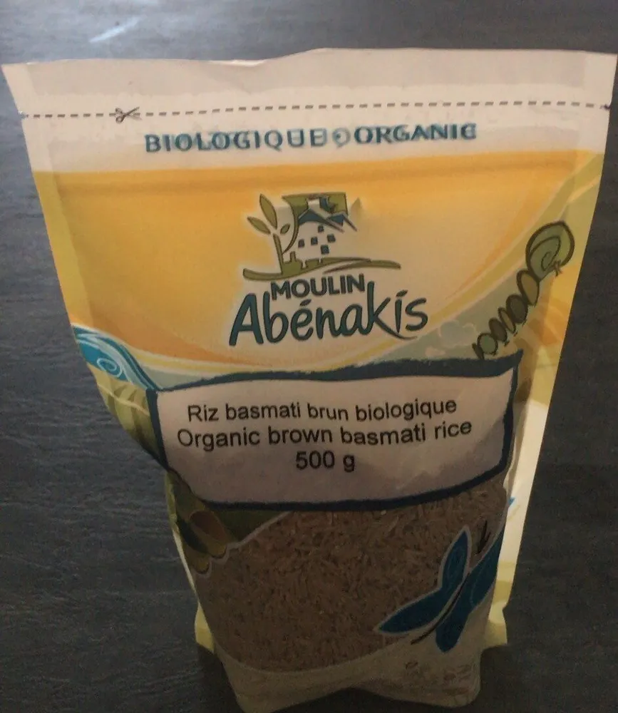 Riz Basmati brun biologique