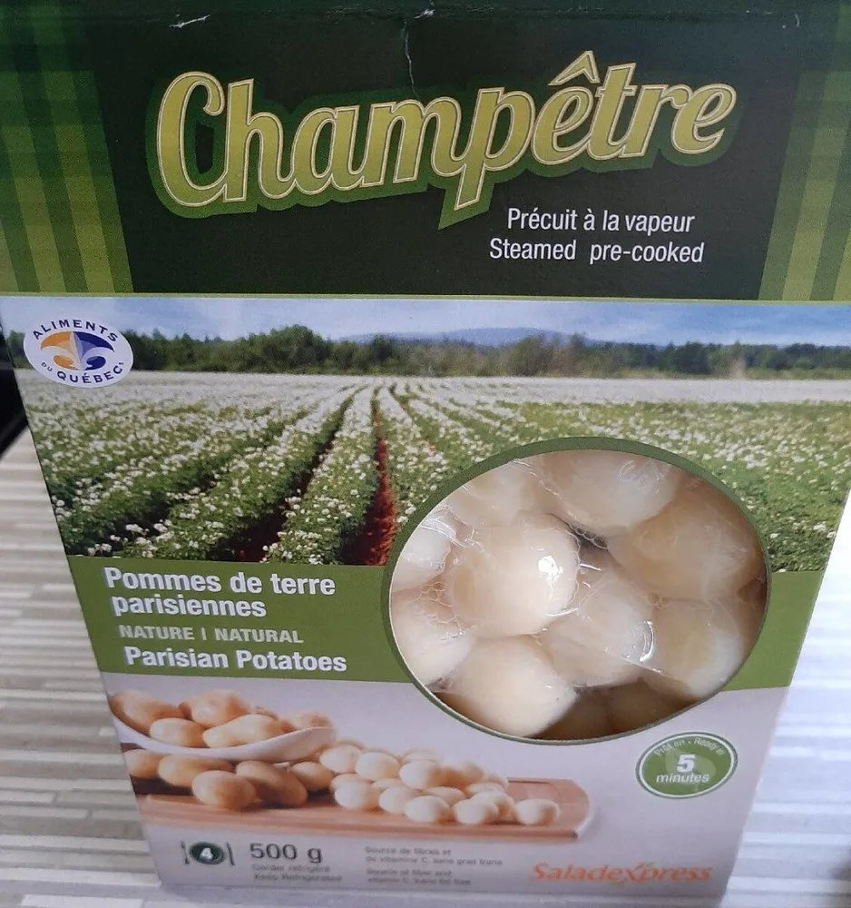 Pommes de terres parisiennes nature