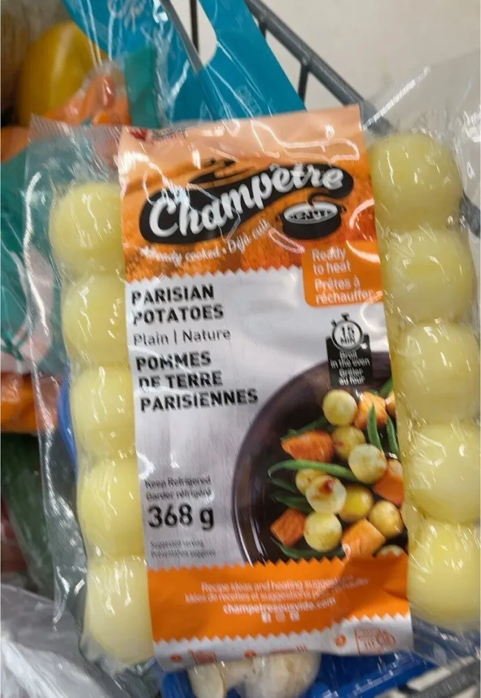 Pomme de terre parisiennes