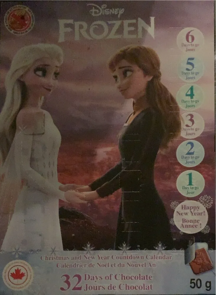 Disney Frozen Christmas and New Year Countdown Calendar