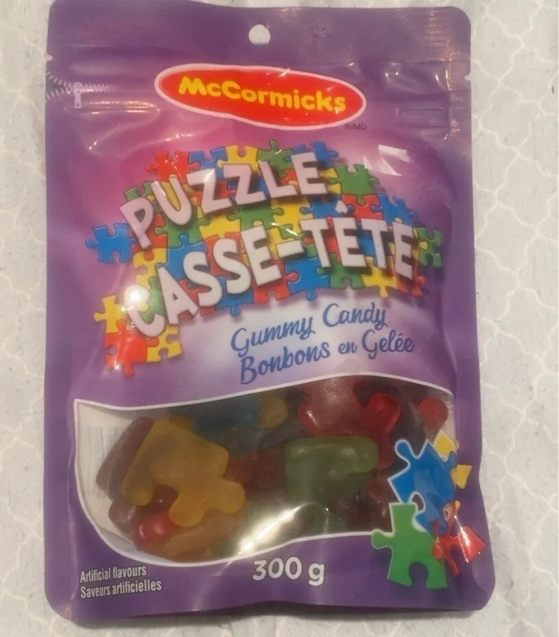 Puzzle casse-tête bonbons en gelée