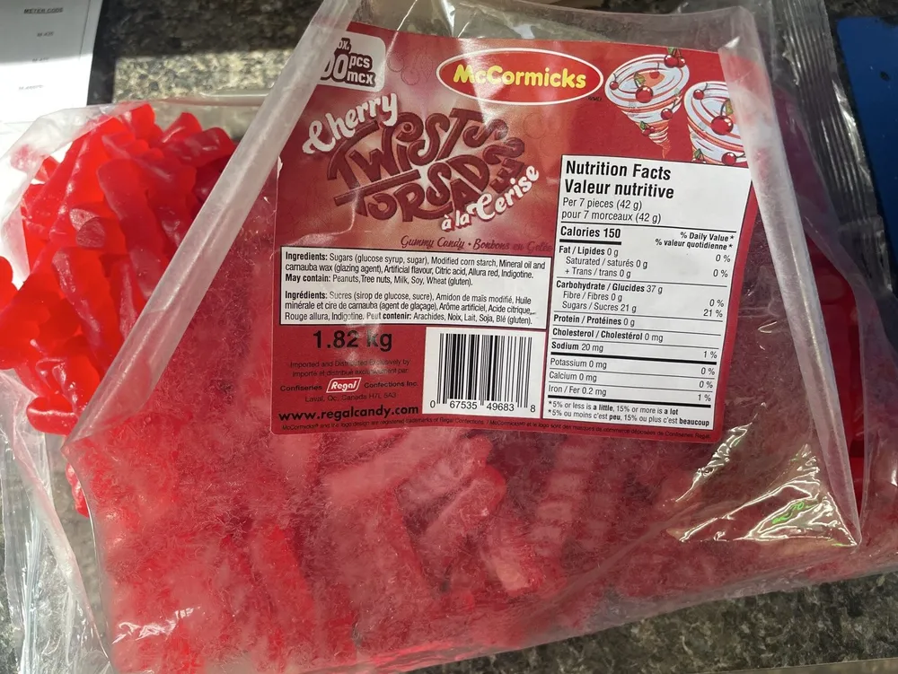 Twists Torsades Cherry Gummy Candy