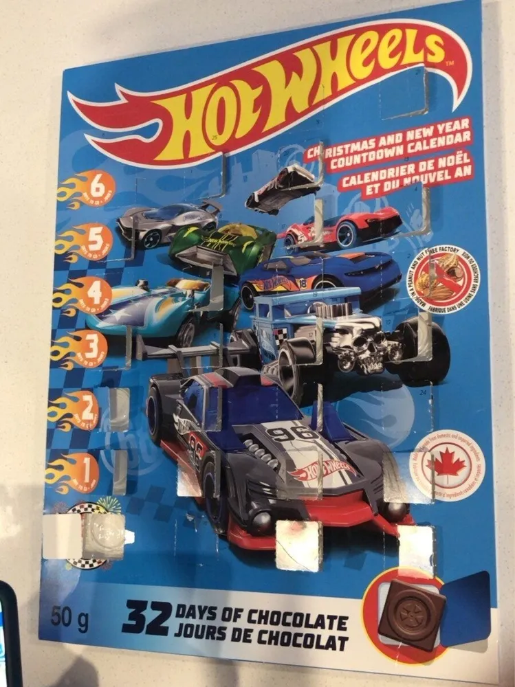 32 Days of choclate Hotwheels