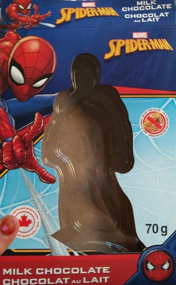 Spider-man milk chocolate