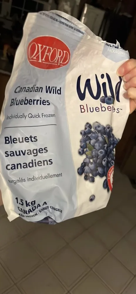 Oxford wild blueberries