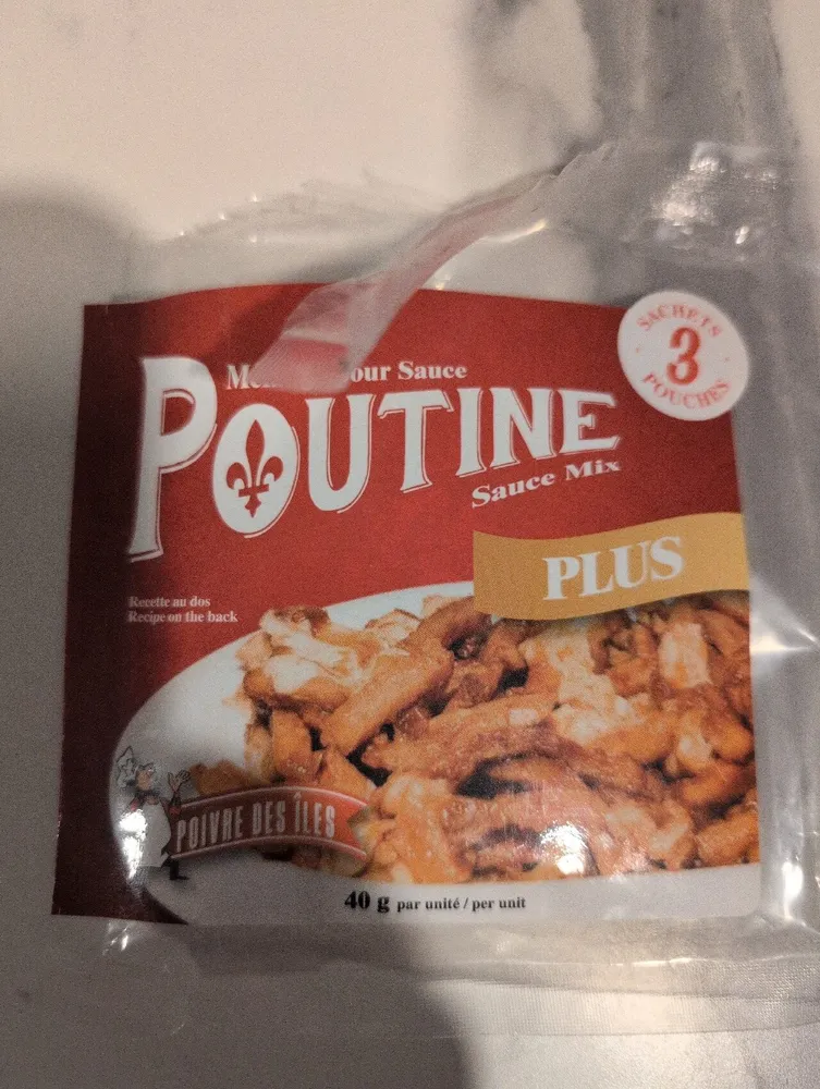 mélange sauce poutine