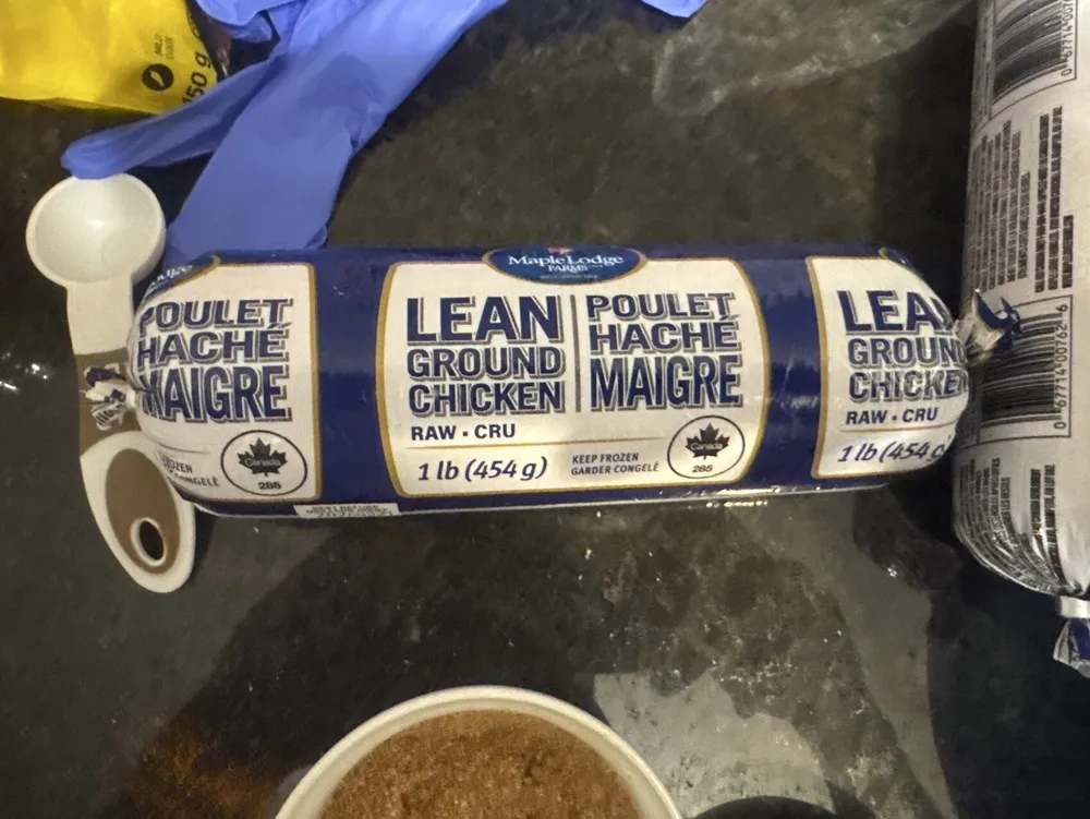 Raw Lean Ground Chicken