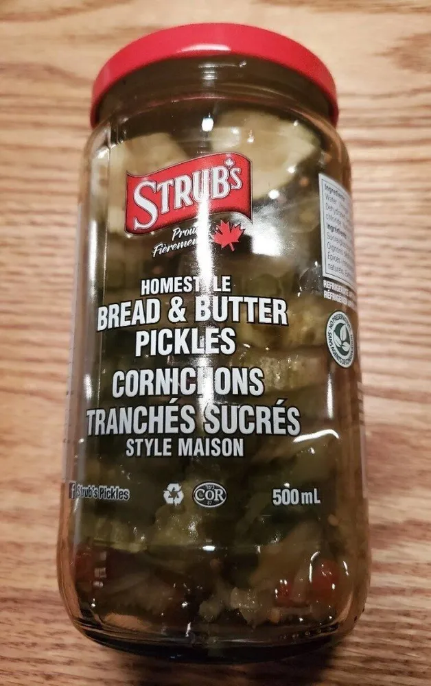 Homestyle bread and butter pickles