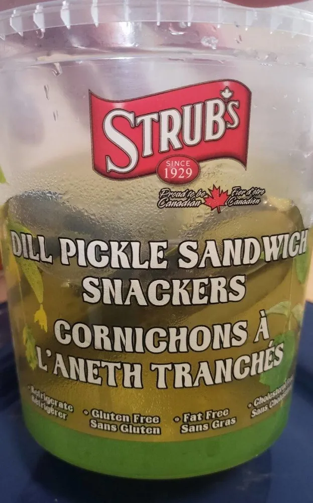 Cornichons à l'aneth tranchés