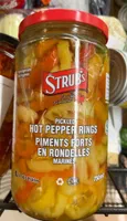 Pickled hot pepper rings