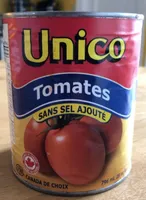 Tomates entières sans sel ajouté