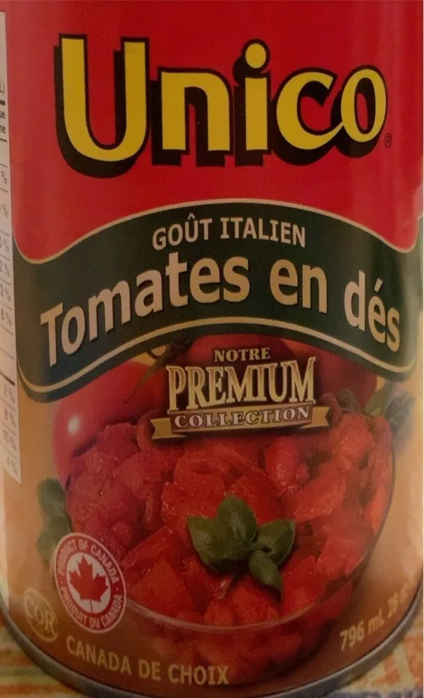 Tomates en dés