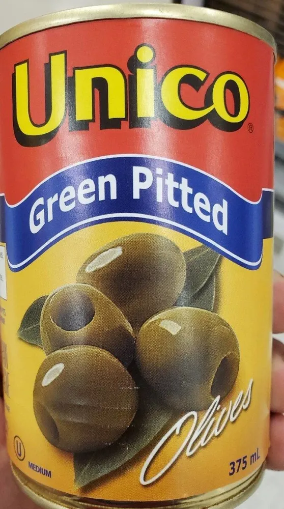 Green Pitted Olives