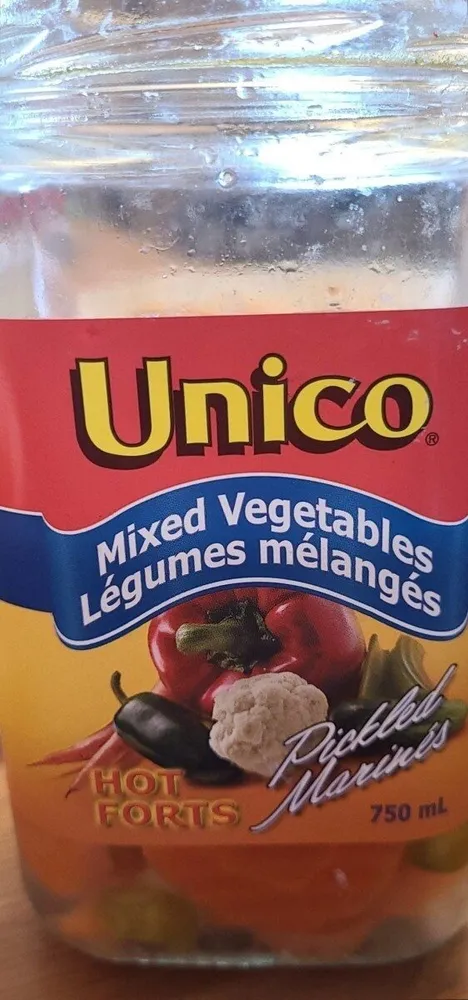 Hot mixed vegetables