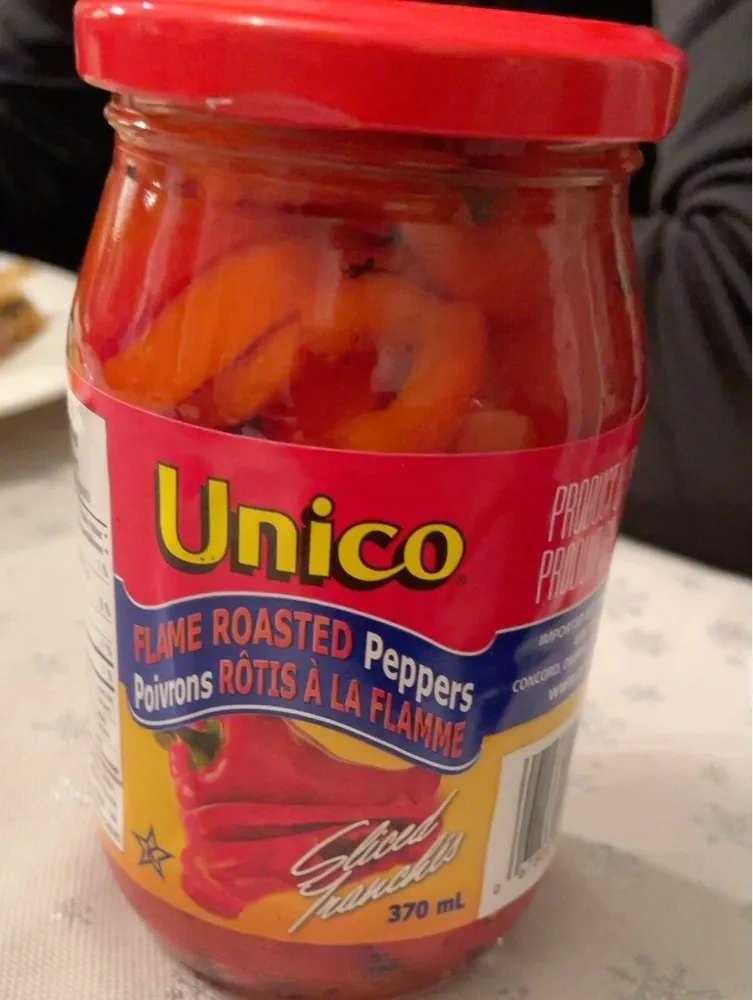 Flame roasted peppers