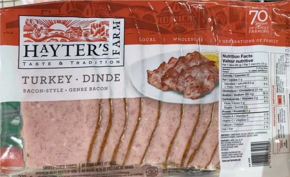 Turkey bacon