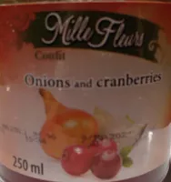 Onions et canneberges