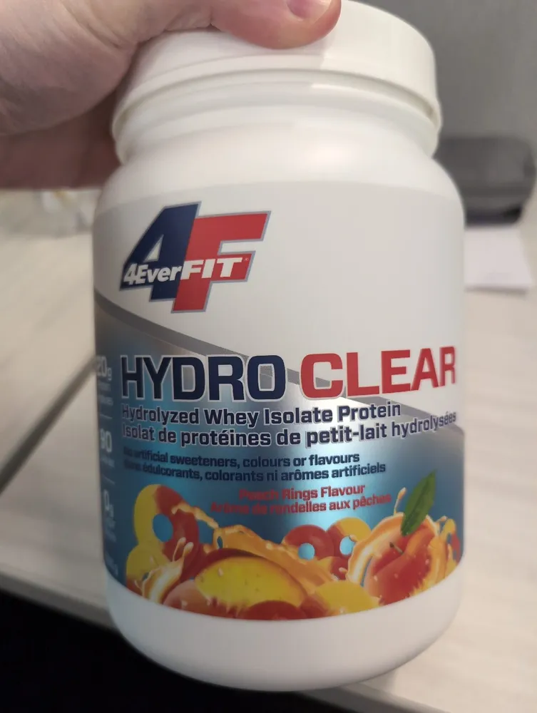 Hydro Clear Peach Rings Whey Isolate Protein Powder